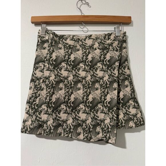 Tory Burch dragon dog textured mini skirt 8 - Picture 1 of 13